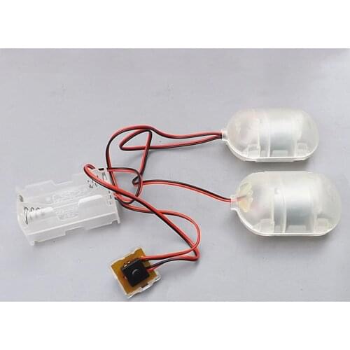 2PCS DC6V Plastic Housing Massager Machine Electric 280 Vibrator Motor with 3 Gear Switch for Car Seat Frog Feed Meter ATM Robot