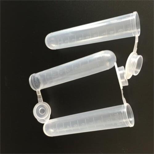 200 pcs 10ml centrifuge tube round bottom centrifuge tube / EP tube with scale