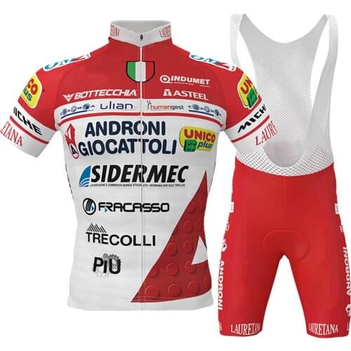 2020 Androni cycling Cycling Jersey Set Italy Tour Cycling Clothing Men Road Bike shirts Suit Bicycle Shorts MTB Maillot Culotte