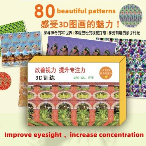 3D Cards For Children To Improve Attention Right Brain Training Educational Flash Cards for kids
