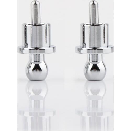 8 pcs Gold/Rhdium Plated RCA Cap Plug Short-Circuit Socket Phono Connector RCA Shielding jack socket protect cover caps