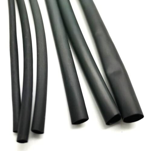 5Meters 2:1 Black Heat Shrink Heatshrink Tubing Tube Sleeving Wrap Wire Sell DIY Connector Repair ID 2 3 5 6 7 8 9 10 11 12mm
