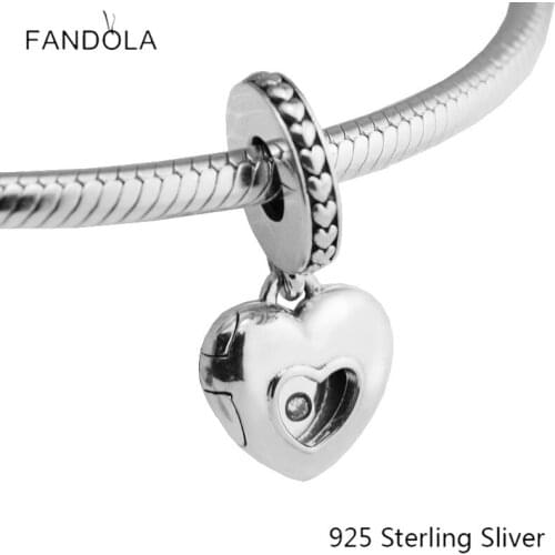 CKK Heart 2017 Club Charm, Diamond 925 Sterling Silver Beads Original Jewelry Making Fits For Bracelets