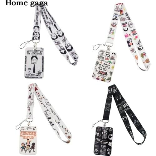 DB264 tv Cartoon New Fashion Lanyards Bus ID Name Work Card Holders Accessories Decorations Gift For Friends