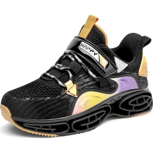 Sport Children Shoes For Kids Sneakers Boys Casual Shoes Girls Sneakers Breathable Mesh Running Trainers Footwear Hook&Loop 2021