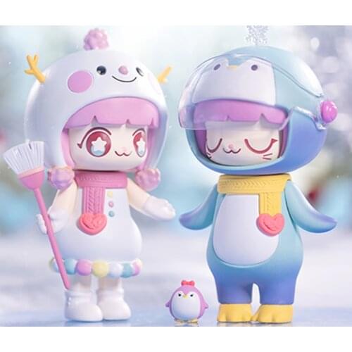 Kimmy Miki Santa Blind Box Animal Doll Decoration Trendy Cute Girl Heart Gift Blind Box Toys