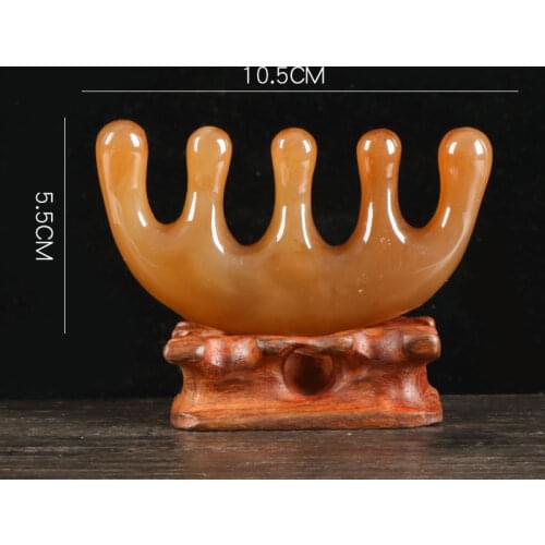 1Pcs Meridian Massage Comb Wide Teeth Head Acupuncture Therapy Scalp Relaxation Blood Circulation Anti-Static Smooth Hair Comb