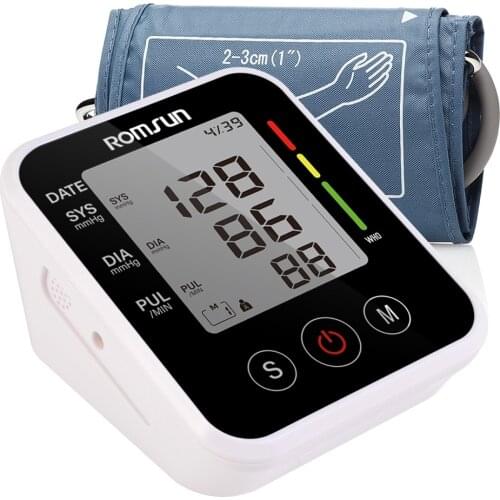 Blood Pressure Monitor Automatic Digital Upper Arm bp Monitor Medical Measuring BP & Pulse Rate Blood Pressure Monitors for Home
