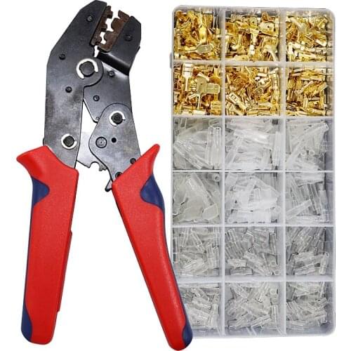 Crimping Pliers SN-48B 0.5-1.5mm2 Crimper Male/Female Wire Terminals Wire Pliers Connectors Terminals Crimping Hand Tools Pliers