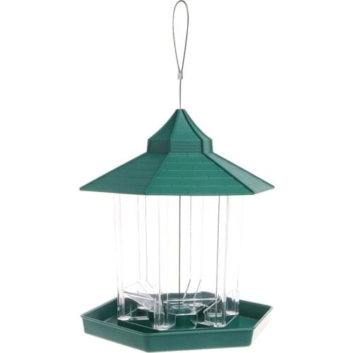 Popular Waterproof Gazebo Hanging Wild Bird Feeder Outdoor Feeding For Garden Decoration jul7