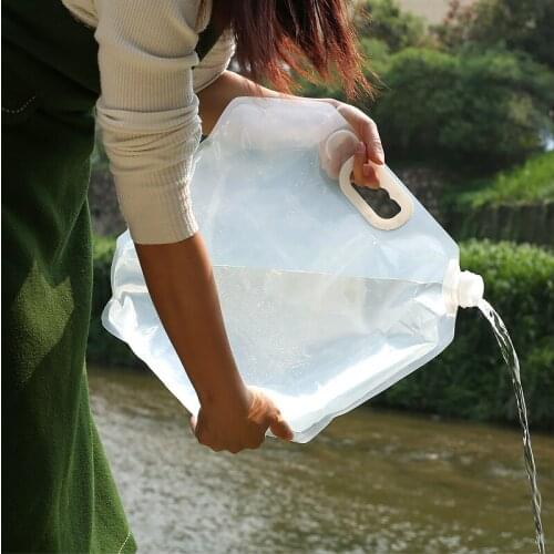 Large capacity portable outdoor folding water bag emergency water storage bag for car camping bag portable bucket various specif