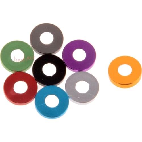 Ball Head Screws Cap Spacer Washer Flat Head Gasket M4 For RC Car 8PCS NEW ENRON 02164