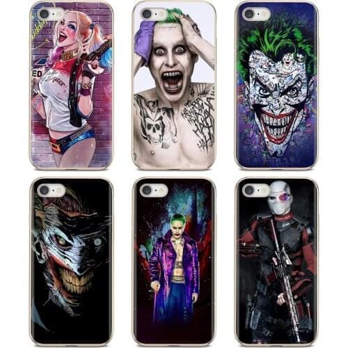For Huawei Mate 20 30 40 7 8 9 10 Lite Pro P Smart 2018 2019 Plus G7 G8 Silicone Bag Case Joker-Harley-Quinn-Clown-Comic-Suicide