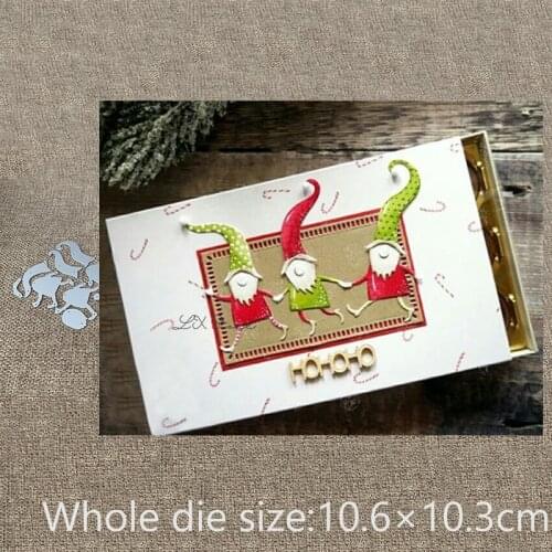 New Design Craft Metal Cutting Die die cuts lovely gnome decoration scrapbook Album Paper Card Craft Embossing die cuts