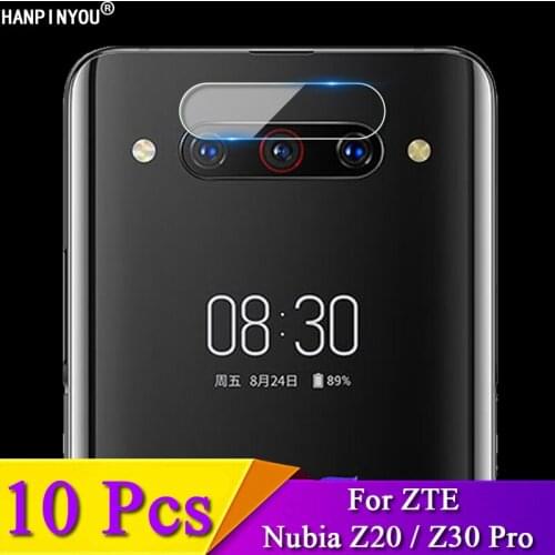 10 Pcs For ZTE Nubia Z20 Z30 Pro Ultra Clear Anti Scratch Back Camera Lens Protector Cover Soft Tempered Glass Protection Film
