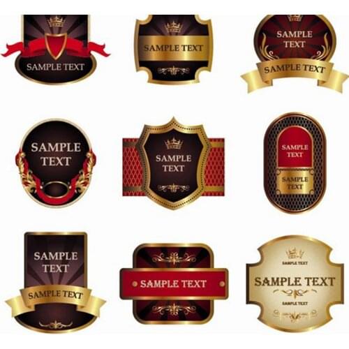 Customized Factory printing personalized perfume sticker in own brand and design