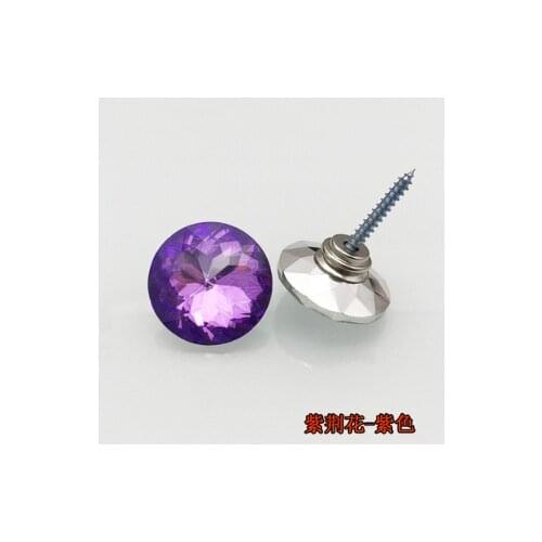 A9 20MM Crystal glass soft bag crystal button sofa bedside KTV background wall drill button decorative button DIY button