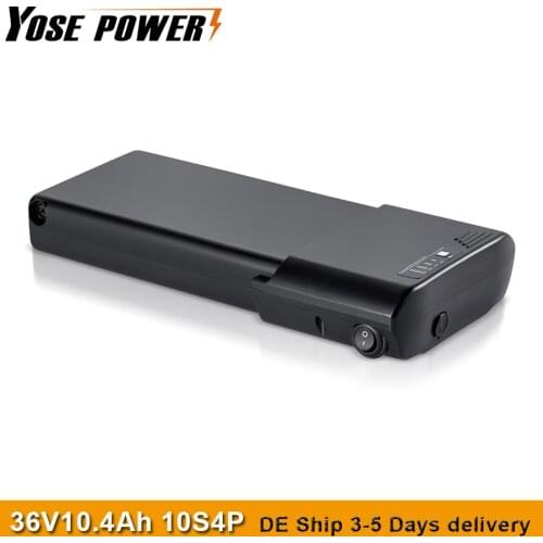 Rear Rack E bike Battery 36V 10Ah 12.5Ah LG 18650 Lithium Battery for Electric Bicycle Phylion XH370-10J Porta Ebike Battery