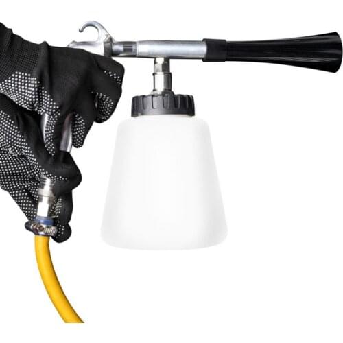 Car Washing Machine High Pressure Foam Water Gun Interior Deep Cleaning Blowing Dust Machine With Brush 1L Sprayer Car Wash Tool