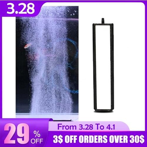 Mute Aquarium Nano Air Stone Bar Fish Tank Air Refiner Aeration Strip Bubble Stone Hydroponic Oxygen Pump Air Diffuser