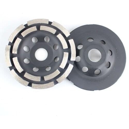 Raizi 2 Pcs Concrete Grinding Disc Wheel 115/125/180 mm Abrisave Double Row Grinder Diamond Grinding Wheel