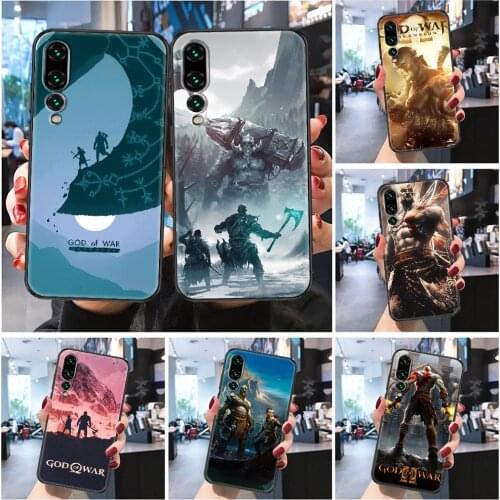 God Of War Spartan Game Phone case For Huawei Honor 6 7 8 9 10 10i 20 A C X Lite Pro Play Frosted black trend back silicone Etui