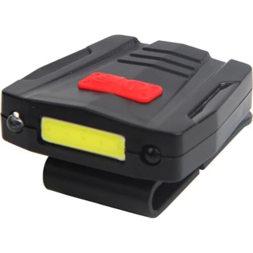 Cap Hat Light 3-LED / 5 COB Headlamp Rotatable Clip-on Hat Light Hands Free, Motion Sensor Headlight for Hunting Camping Fishing