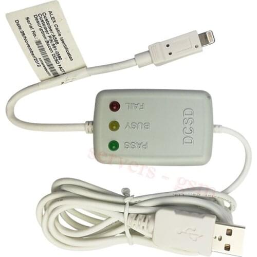 DCSD Alex Cable for iPhone Serial Port Engineering Cable Enter the purple screen can batch operation SysCfg for software/DFU box