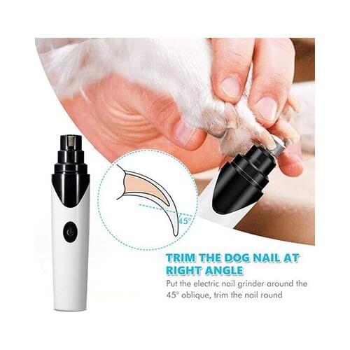 Pet Nail Grinder Dog Nail Clippers Dog Grooming USB Electric Cat Pet Trimmer Clipper Pets Paws Nail Cutter Pet Nail Grinder