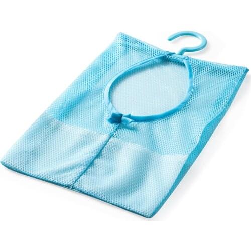 Multifunctional hanging net bag kitchen bedroom clothes storage bag can hang underwear storage net bag clothespin net