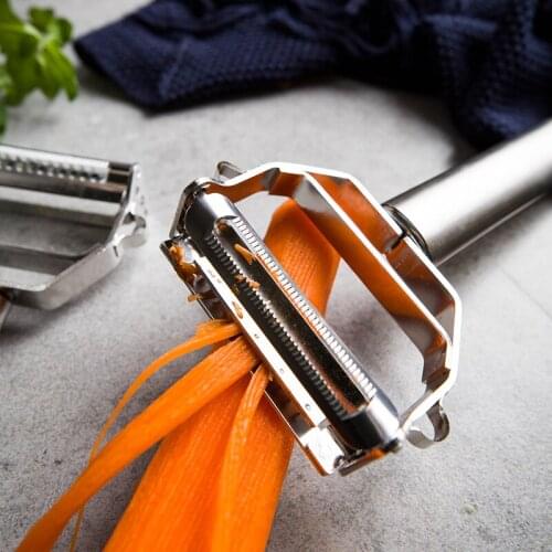 Stainless steel Fruit Vegetables Peeler multifunctional Potato Cucumber Carrot peelers cheese grater kitchen tool accessories
