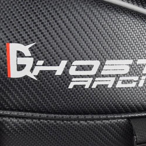 Motorcycle Tail Bag Waterproof Sports Motorbike Seat Bag Luggage Srotage Pouches Tailbag Backpack, Black