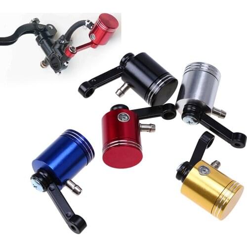 New Universal CNC Aluminium Motorcycle Front Brake Clutch Tank Oil Cup Fluid Oil Reservoir For Honda Yamaha Ducati Suzuki Harley