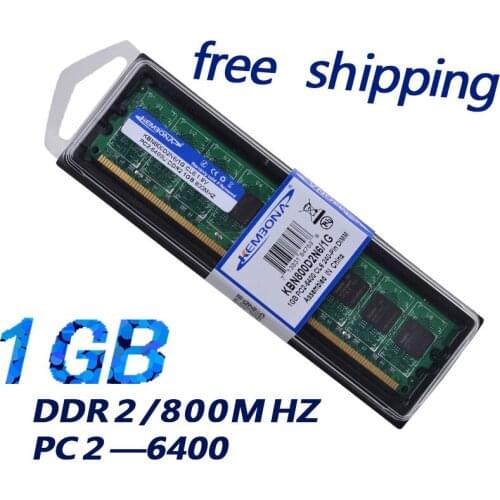 KEMBONA 1GB DDR2 PC2-6400 DDR2-800 MHZ 240-Pin compatible 667mhz Desktop PC DIMM Memory RAM Free Shipping