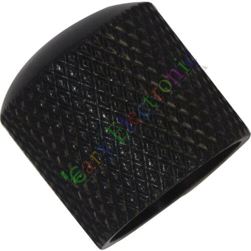 Wholesale and retail 100pc 18mm Black knob Guitar tube potentiometer cap LP Volume Tone audio part amp free shipping