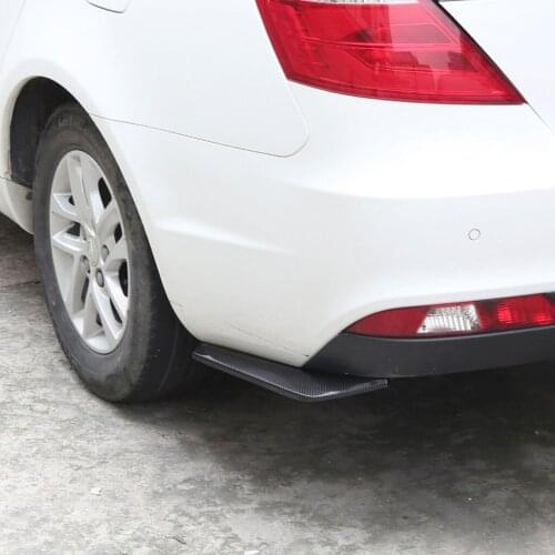 Pair Universal Car Body Rear Bumper Spoilers Lip Splitters Kit Protective Strips