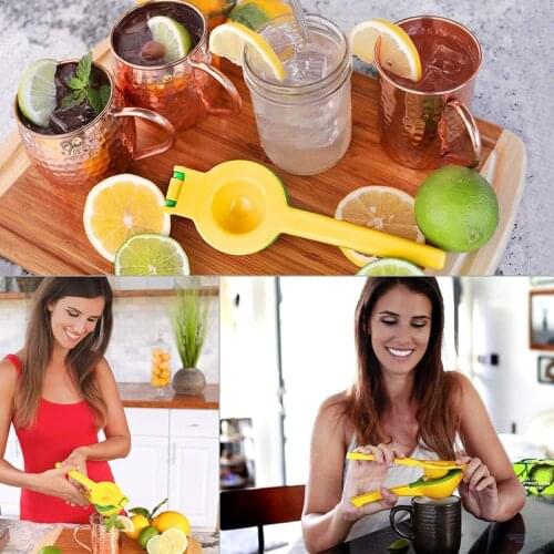 Portable Household Lemon Squeezer Hand Press Manual Citrus Lime Orange Juicer Fresh Juice Maker Tools Kitchen Orange Juicer Tool