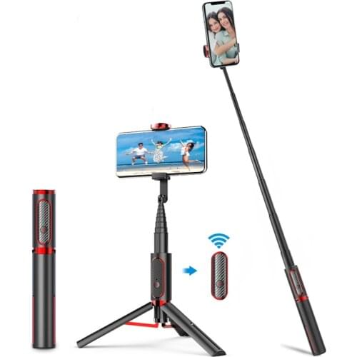 New Portable Bluetooth Selfie Stick Live Vlog Tripod Foldable Extendable Monopod for IPhone 11 X Xiaomi Huawei Samsung Phone