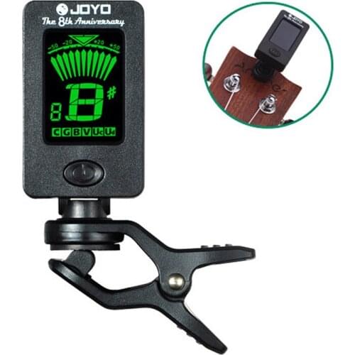 Guitar Tuner Clip-On Tuner Digital Electronic Tuner Acoustic with LCD Display for Guitar, Bass, Violin, Ukulele