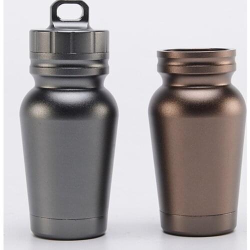Outdoor Waterproof Capsule Bottles Small Medicine Cans Nice Aluminum Alloy Bottles