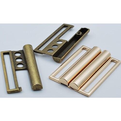 2pcs/4pcs 40/50/60/80mm Metal Belt clasp Buckle hasp buttons for sewing Coat Down Jacket bags garment Decor Accessories