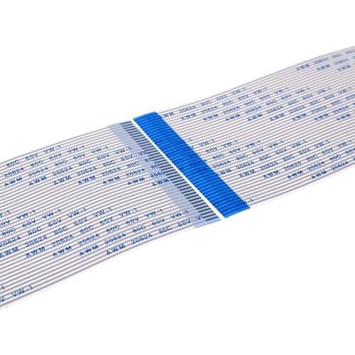 20pcs FFC FPC Flexible Flat Cable 1.25 mm pitch 40 PIN 100 120 150 200 300 450 550 mm Reverse Opposite Sides Type B