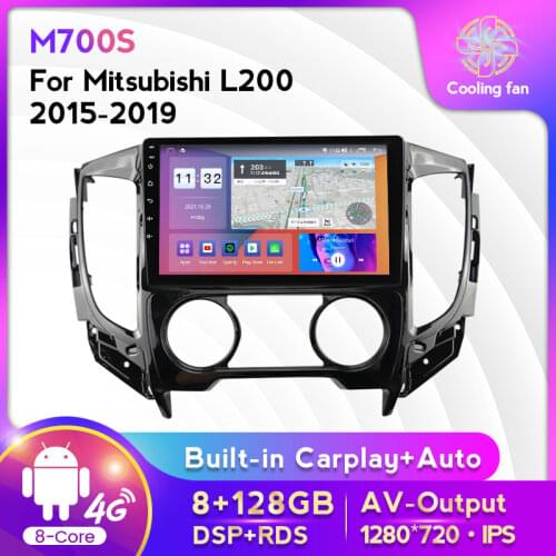 MEKEDE Car radio multimedia player For Mitsubishi L200 5 2015 2016 2017-2019 wifi dvr back up camera Android tape recoder