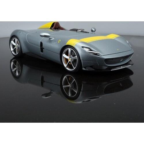 Bburago 1:18 Monza SP1 Grey Sport Car High Simulation Vehicle Diecast Alloy Model Car