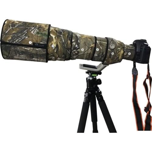 Juntu Camera Telephoto Lens Coat for Canon EF 600mm F/4 L IS I II III USM Camouflage for Wildlife Waterproof Clothing Cover