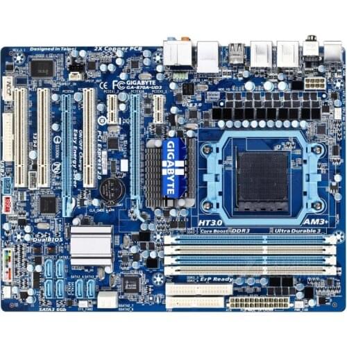 For Gigabyte GA-870A-UD3 Original Used Desktop Motherboard 870A-UD3 870 Socket AM3+ DDR3 On Sale