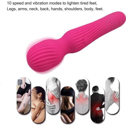 Hallucination AV vibrator waterproof female massage masturbator couples flirt toy adult sex toys