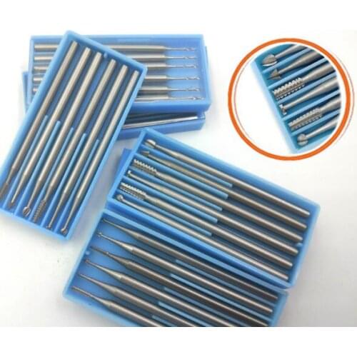 Tungsten carbide grinding rotary burrs Milling Wood carving quartz nail polishing tool Wool Grinding micro jewelry finish knife