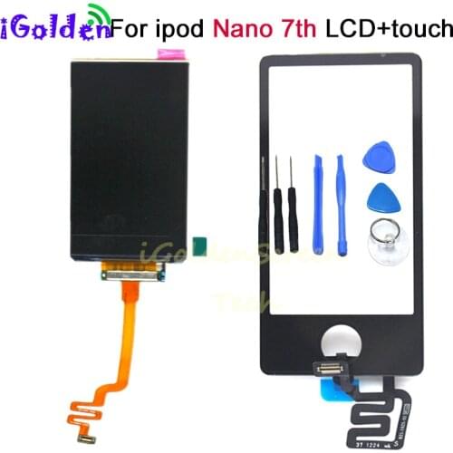 AAA quality For ipod Nano 7 7th LCD display touch screen digitizer assembly For Ipod nano 7 7th lcd