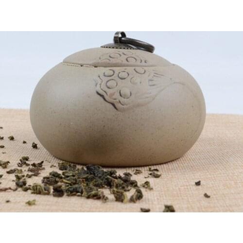 Ceramic Tea Caddies Chinese tea ceremony Accessories Portable Tea Storage Caddy Teaware Home Decor